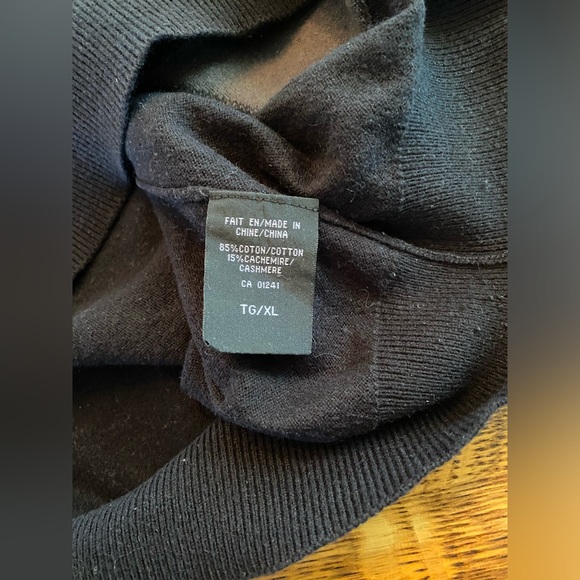 Men's cotton and cashmere knitted sweater - Picture 8 of 8